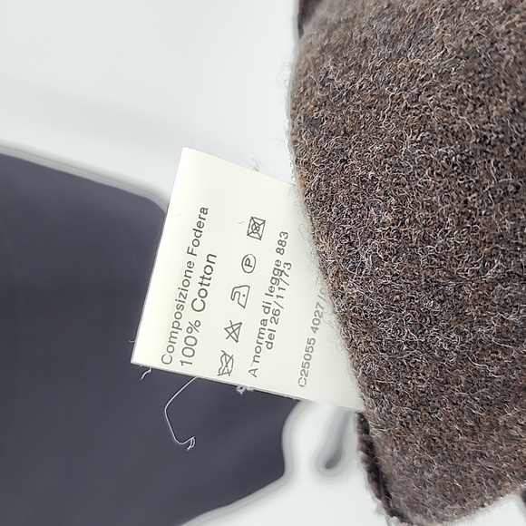 Peserico Made In Italy Button Down 100% Blazer Brown Size 6 - Picture 10 of 10